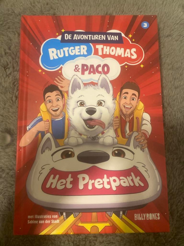 Rutger, Thomas & Paco: Het Pretpark, Ophalen of Verzenden, Zo goed als nieuw, Fictie algemeen