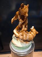 Antieke  Beren  porselein, Ophalen of Verzenden, Zo goed als nieuw, Dier