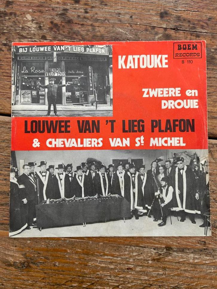 Zeldzame Vinyl: Louwee Van 't Lieg Plafon vastelaovend, Cd's en Dvd's, Vinyl | Overige Vinyl, Gebruikt, Overige formaten, Ophalen of Verzenden