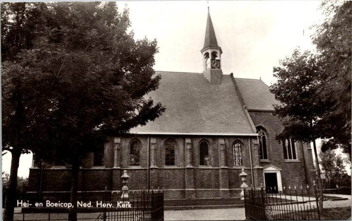 Hei- en Boeicop - Ned. Herv. Kerk (1975), Verzamelen, Ansichtkaarten | Nederland, Gelopen, Utrecht, 1960 tot 1980, Verzenden