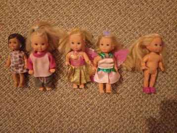 5 lieve barbiekinderen beschikbaar voor biedingen