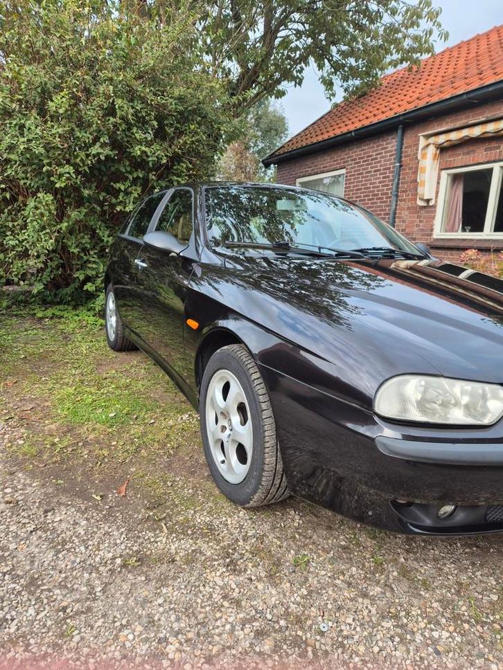 Loop of sloop Alfa Romeo 156 1.8 TS  Sportwagon 2001 Zwart, Auto's, Alfa Romeo, Particulier, Benzine, D, Stationwagon, Handgeschakeld