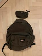 Eastpak rugzak met etui - bruin, Gebruikt, 25 tot 40 cm, Ophalen of Verzenden, 30 tot 45 cm