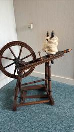 Antiek spinnenwiel, Hobby en Vrije tijd, Spinnewielen en Spinnen, Ophalen, Gebruikt, Spinnewiel