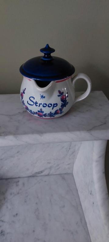 Zenith Gouda Stroop Potje Handbeschilderd beschikbaar voor biedingen