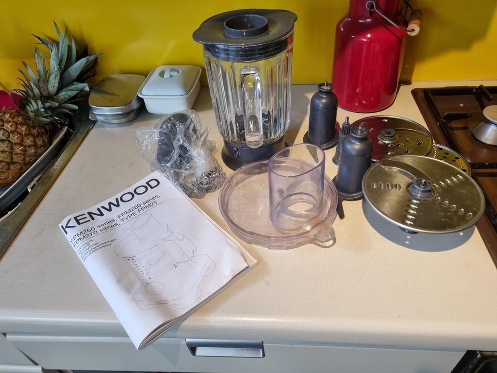 Kenwood FPM250 Foodprocessor blender accessoires, Witgoed en Apparatuur, Keukenmixers, Customer.service@kenwood.com, 1 tot 2 liter