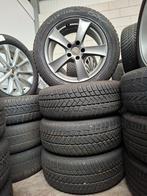 Complete winterset Audi A6, Ophalen, Gebruikt, Banden en Velgen, 17 inch
