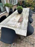 Steigerhouten Tuintafel - 3 x 0,95 meter, Tuin en Terras, Tuintafels, Ophalen, Gebruikt, Rechthoekig, Hout
