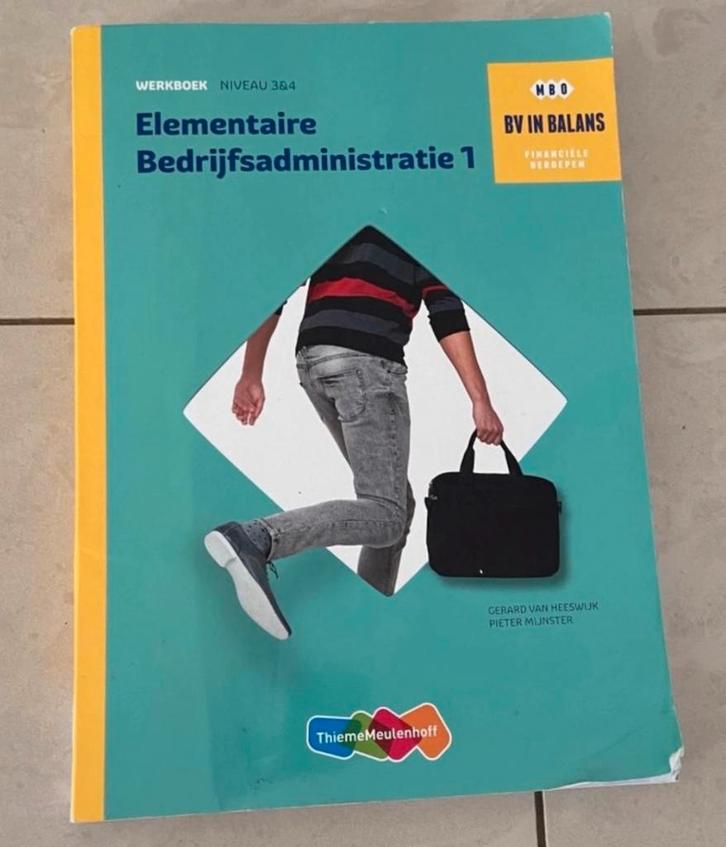 Elementaire Bedrijfsadministratie 1 - MBO, Boeken, Studieboeken en Cursussen, Zo goed als nieuw, Ophalen of Verzenden
