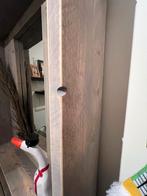 Make-up tafel van steiger hout met spiegel, Huis en Inrichting, Met plank(en), Gebruikt, Grenenhout, 25 tot 50 cm