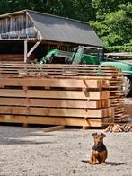 Douglas hout Eiken hout schaaldelen veranda carport balken, Ophalen of Verzenden, Zo goed als nieuw, Hout, 150 tot 200 cm