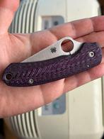 Spyderco para 3 s110v aramis purple, Verzenden, Zo goed als nieuw