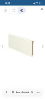 MDF Moderne Plint 90x12 RAL 9010 Zuiver Wit, Ophalen, Nieuw, Mdf, 200 tot 250 cm