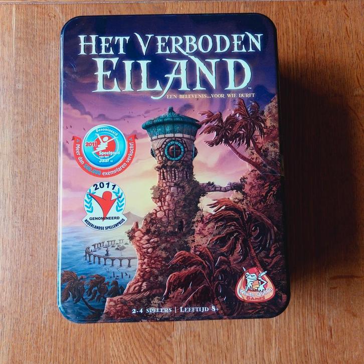Het Verboden Eiland - Compleet en in goede staat!, Hobby en Vrije tijd, Gezelschapsspellen | Bordspellen, Zo goed als nieuw, Drie of vier spelers