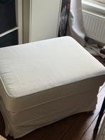 Ektorp Hocker / Poef - Wit, Huis en Inrichting, Banken | Voetenbanken en Poefen, Ophalen, 75 tot 100 cm, Zo goed als nieuw, Rechthoekig