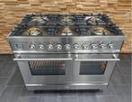 🔥Luxe Boretti Fornuis 100cm RVS GASOVEN 6 pitten, 60 cm of meer, Ophalen of Verzenden, Zo goed als nieuw, Energieklasse A of zuiniger