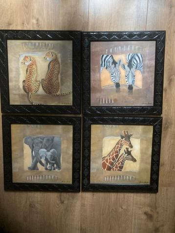Afrikaanse Dieren Kunst aan de Muur beschikbaar voor biedingen