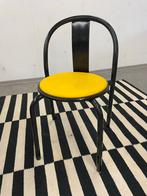 Zeldzame Vintage Ikea Memphis Stoel, Huis en Inrichting, Stoelen, Gebruikt, Zwart, Ophalen of Verzenden, Metaal