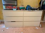 IKEA Malm Ladekast - 6 Lades - Wit, Ophalen, Kunststof, Gebruikt, 150 tot 200 cm