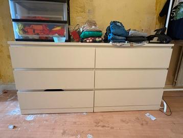 IKEA Malm Ladekast - 6 Lades - Wit beschikbaar voor biedingen