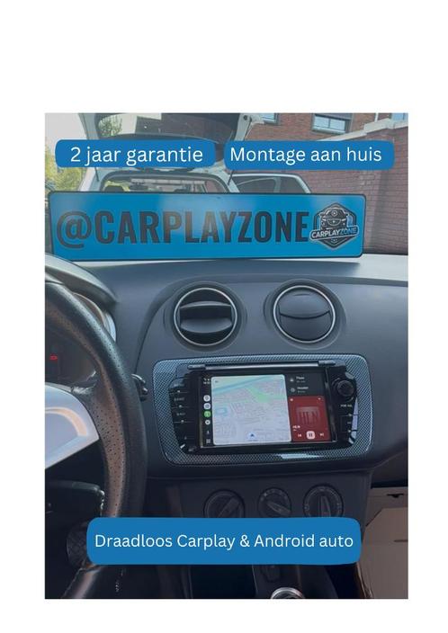 Seat Ibiza CarPlay | Draadloos | Nieuw | Garantie! (3 modell, Auto diversen, Autonavigatie, Nieuw, Ophalen of Verzenden