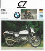 C7 motorkaart bmw 650 r 65 ls ( 1982 ), Auto's, Ophalen of Verzenden, Zo goed als nieuw