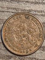 1936 Nederland ½ Cent - Wilhelmina, Postzegels en Munten, Munten | Nederland, Ophalen of Verzenden