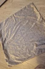 Velvet champagne kussenhoes, Huis en Inrichting, Woonaccessoires | Kussens, Ophalen of Verzenden, Zo goed als nieuw, Vierkant