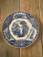 Blauw bord. Sphinx maastricht p. Regout. Cambridge england., Antiek en Kunst, Ophalen