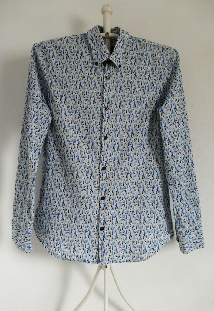 Overhemd / blouse / shirt, LERROS, maat M, Kleding | Heren, Overhemden, Zo goed als nieuw, Halswijdte 39/40 (M), Overige kleuren