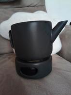 Zwarte theepot met warmhouder - Gusta Fika, Ophalen, Zo goed als nieuw