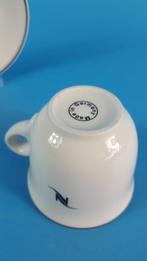 Nespresso kop en schotel, wit, espresso kopje. 5A2 /4, Tweedehands verkoop, Tweedehands verkoop, Gebruikt, Ophalen of Verzenden