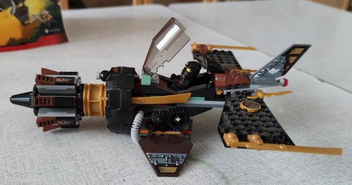 Lego Ninjago Rotsblokblaster straaljager met div., Kinderen en Baby's, Speelgoed | Duplo en Lego, Zo goed als nieuw, Lego, Complete set