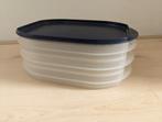 Tupperware stapel trio met deksel, vleesschaal, belegbak, Huis en Inrichting, Keuken | Tupperware, Ophalen of Verzenden, Gebruikt