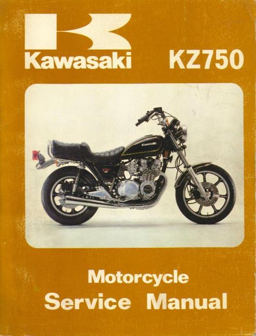 Kawasaki KZ750 Four service manual (2005z), Motoren, Handleidingen en Instructieboekjes, Kawasaki, Ophalen of Verzenden