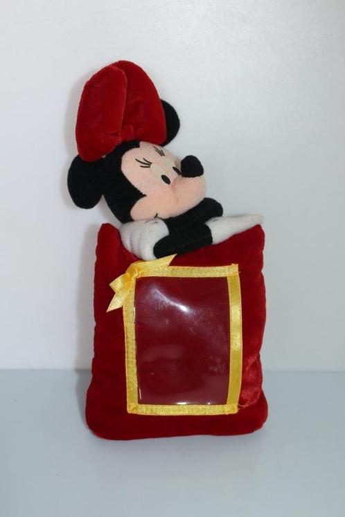 Minnie Mouse plush frame pluche fotolijstje knuffel Applause, Verzamelen, Disney, Zo goed als nieuw, Knuffel, Overige figuren