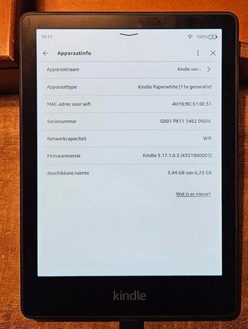 Kindle Paperwhite 11e generatie eReader beschikbaar voor biedingen