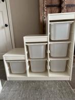 Trofast IKEA kast met bakken en deksels, Huis en Inrichting, Ophalen, Gebruikt, 3 of 4 laden, Minder dan 100 cm