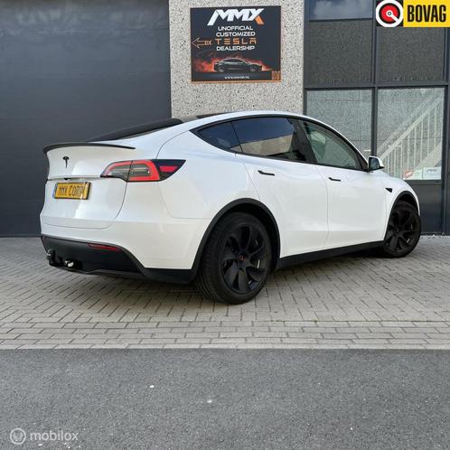 Tesla Model Y Wit 2023 TREKHAAK MMX PACK, Auto's, Tesla, Bedrijf, Te koop, Model Y, Lederen bekleding, Elektrisch, SUV of Terreinwagen