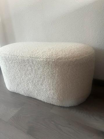 ⚠️️ OPRUIMING! Poef met teddybekleding beschikbaar voor biedingen