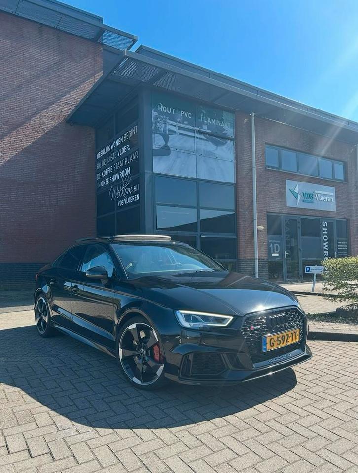 Audi RS3 2.5 Limousine 2019 |pano| |Sfeer| |VOL|, Auto's, Audi, Particulier, A3, Benzine, Sedan, Automaat, Geïmporteerd, Zwart