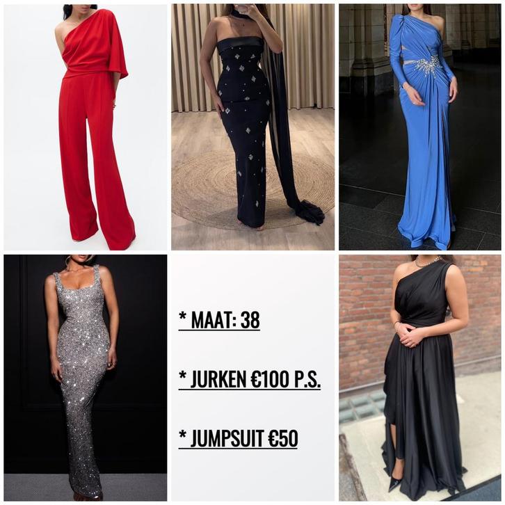 Avond jurken / Gala jurken, Kleding | Dames, Gelegenheidskleding, Zo goed als nieuw, Galajurk, Maat 38/40 (M), Ophalen