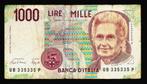 Bankbiljet - 1000 Lire Italië 1990 - Gecirculeerd (2), Postzegels en Munten, Bankbiljetten | Europa | Niet-Eurobiljetten, Ophalen of Verzenden