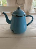 Frans blauw thee potje 🩵, Antiek en Kunst, Antiek | Emaille, Ophalen of Verzenden