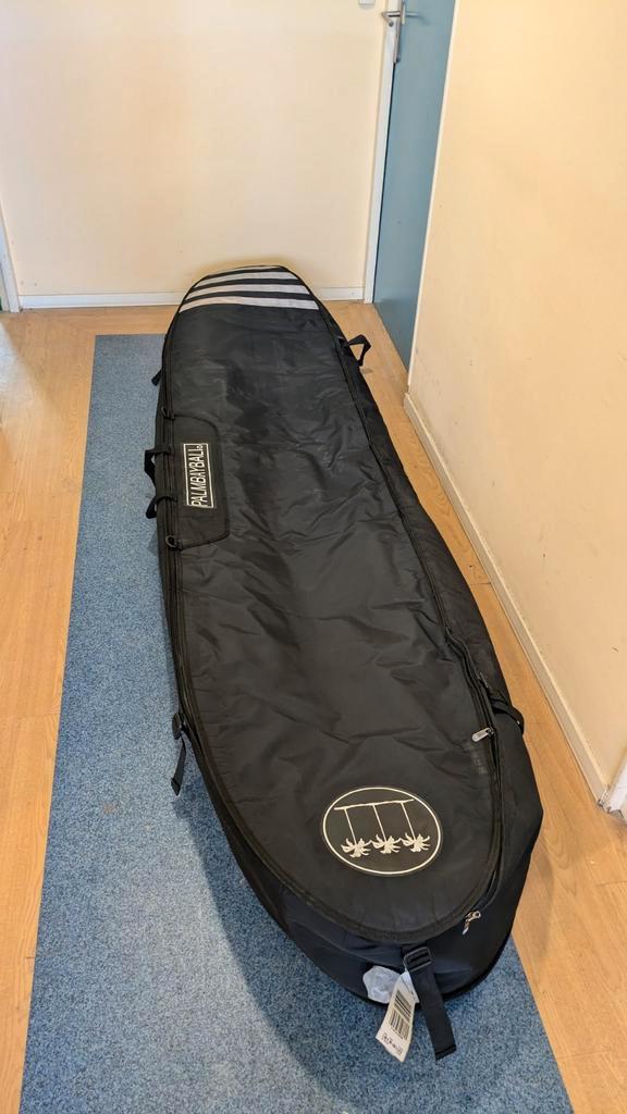 2x Double longboard travel bag 20mm padding - als nieuw, Watersport en Boten, Golfsurfen, Zo goed als nieuw, Overige typen, Ophalen