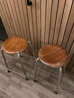 Industriële echte oude krukken, Huis en Inrichting, Krukjes, Ophalen, Gebruikt, Hout