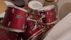 Compleet rood metallic DRUMSTEL PEACE (1 bekken Pearl), Ophalen, Gebruikt, Overige merken