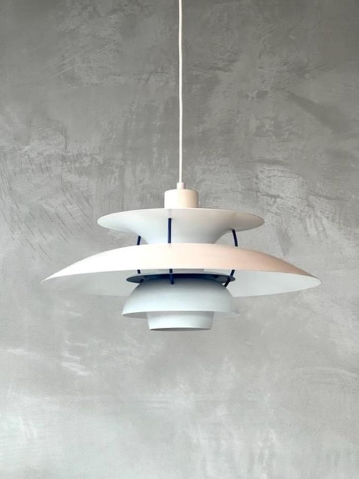 PH5 hanglampen 2x Poul Henningsen Louis Poulsen prijs p/stuk, Huis en Inrichting, Lampen | Hanglampen, Gebruikt, 75 cm of meer