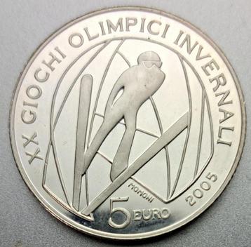 Italië, 5 Euro 2005 - zilver Proof beschikbaar voor biedingen