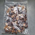 Bloemkelken gedroogd bakuli wit en bruin in zak decoratie, Ophalen of Verzenden, Zo goed als nieuw